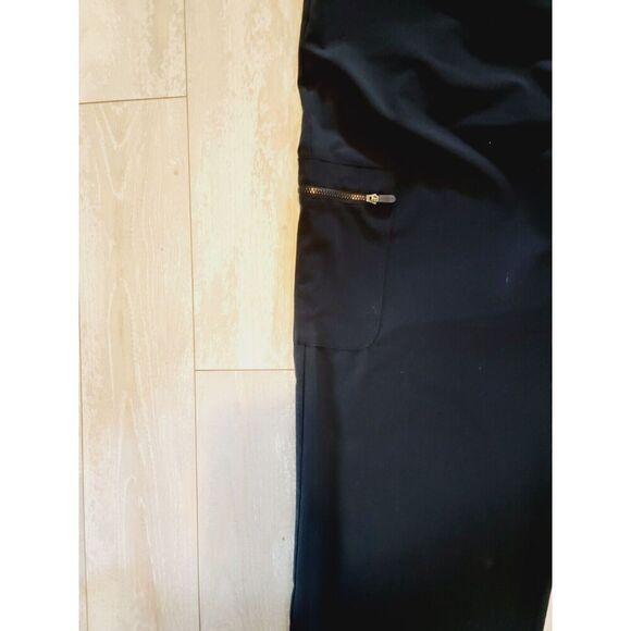 Zenergy by Chico's 2R Women's Black Pants (US L) Pockets Stretch Jogger Athletic - Picture 4 of 7